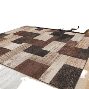 Alfombra Moderna para Interiores de 5'x7', Colección <span class=keywords><strong>Rockwood</strong></span> de Poliéster de Pelo Medio para Sala de Estar, Dormitorio, Oficina, Comedor - Product Image 1