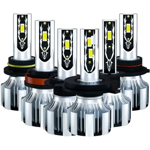 自動照明システム自動ヘッドライトf6LEDランプh1h3 h7 h11 9005 9006 hb3hb4車用LEDライト6000kホワイトブライト