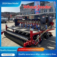 Livraison Gratuite Semoir à Blé Multi-lignes, Nouvelle Génération, Multifonctionnel, pour Tracteur à Quatre Roues, Semoir Niveleur de Blé