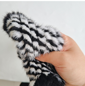 Gants d'hiver sans doigts en fourrure de vison thermiques tactiles pour l'extérieur, coupe-vent, extensibles, avec manchette longue, doux et chauds, pour la conduite - Product Image 6