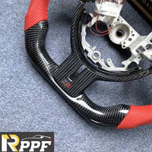Volante de Fibra de Carbono Real con Luz LED para <span class=keywords><strong>Toyota</strong></span> <span class=keywords><strong>86</strong></span> 2013 2014 2015 2016, Fabricación de Primera Calidad - Product Image 2