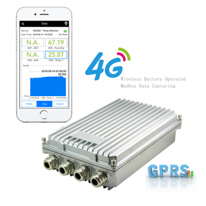 Inalámbrico operado por batería 4G RS232/485 interfaz Modbus estación meteorológica anenómetro registrador de datos medidor de tensión - Product Image 3