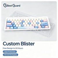 Custom Clear PET Display Box Keyboard Blister Pack Packaging