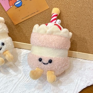 Pendentif en peluche jouets Simulation alimentaire gâteau breloque porte-clés créatif sac à dos en peluche décoration cadeau d'anniversaire porte-clés en peluche - Product Image 4