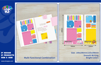 Kit de Espiral para Cuaderno A4 Strange US Monster, Notas Adhesivas Multitamaño, Combinación Personalizada |   Reclutamos Agentes Exclusivos Globales