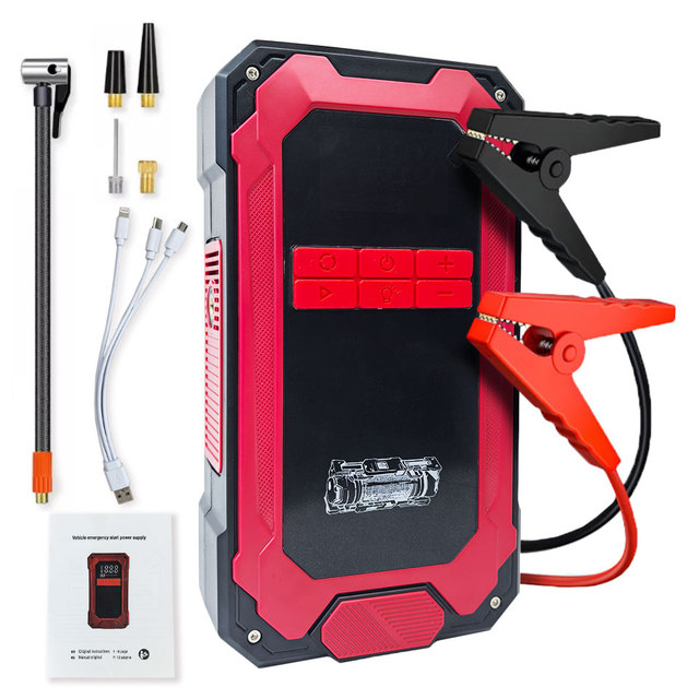 Pineng T1-EPS01 Car Truck Battery Jump Starter Fast Charging Emergency Power Bank LED Flashlight Booster Jumper Pack