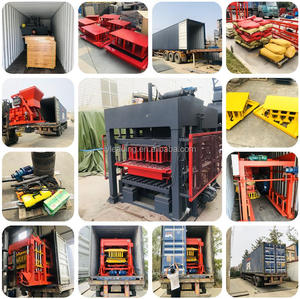 David QTJ6-15 machine automatique à blocs de béton à moteur diesel haute capacité de production pavé de briques de sable Curbstone Hourdis - Product Image 2