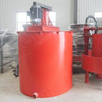 Cuve d'agitation à double impeller haute efficacité pour le traitement de l'or et le mélange de boues dans les usines de traitement minier