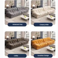 Nouveau canapé moderne de luxe, design simple, revêtement en tissu de lin, prix d'usine, canapé modulaire pour salon