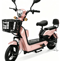 Vélo électrique OEM directement de l'usine avec panier avant pour livraison urbaine et courses
