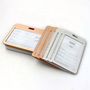 Porta Tarjetas de Visita y de Identificación de Aleación de Aluminio, Duradero y Elegante, con Logotipo Personalizado, Venta al Por Mayor - Product Image 1