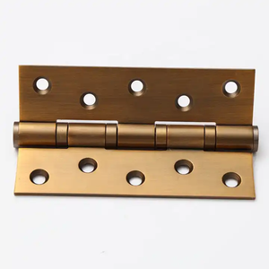 Hardware arquitectónico Mercado en línea SS201 SS304 Ducha Latón Bisagra de puerta de madera decorativa - Product Image 4