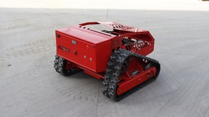 रबर क्रॉलर रोबोट पेट्रोल स्व चालित उद्यान रिमोट कंट्रोल लॉन घास काटने की मशीन के साथ बिक्री के लिए बर्फ ब्लेड - Product Image 5