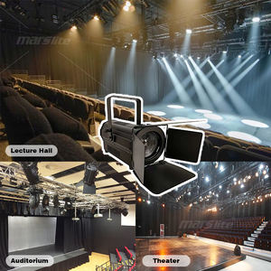 Luce principale di alta qualità 200w 300w Fresnel luce CRI 95 luce fredda e calda del <span class=keywords><strong>teatro</strong></span> bianco RGBW per lo <span class=keywords><strong>spettacolo</strong></span> teatrale dell'auditorium della chiesa - Product Image 2