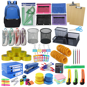 Estudante e escritório papelaria conjunto mochila kit completo escritório papelaria conjunto para profissionais escola e escritório fornecimento a granel - Product Image 4