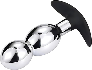 Dongkai New Metall Perlen Butt Plug Prostata-Massage gerät-Expand ing <span class=keywords><strong>Anal</strong></span> Plug Trainer <span class=keywords><strong>Anal</strong></span> Probe G-Punkt Stimulation Adult Sexspielzeug - Product Image 3