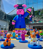 Personnage gonflable géant et adorable pour événements festifs et décorations extérieures, fabrication OEM professionnelle