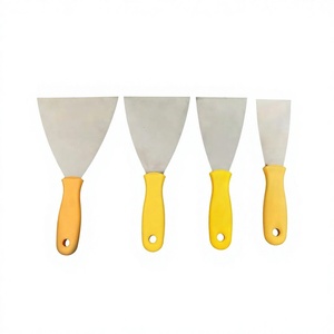 Stainless Steel Putty Knife Plastic Handle 0.7mm Thick Mirror Finish Scraper / Cleaner Tool for Paint, Putty & <b>Adhesive</b> Removal - Product Image 6
