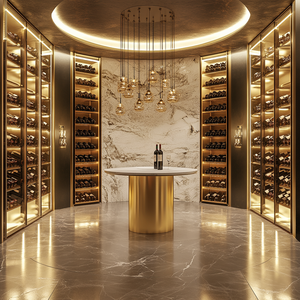 Luxury Dual Zone Stainless Steel <strong>Smart</strong> Wine Cooler Cabinet Cellar with Large Capacity for Home Bar and Living Room <strong>Furniture</strong> - Product Image 3