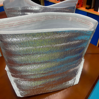 Benutzer definierte Einweg-Aluminium folien isolierung zum Mitnehmen Thermische Lebensmittel lieferung Verpackungs beutel Wärme isolierter Beutel für die Lieferung von Lebensmitteln