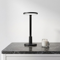 Lampe de bureau LED multifonctionnelle 18W, lumière de lecture pour le soin des yeux, 3 niveaux de température de couleur réglables, lampe de table à poteau en aluminium