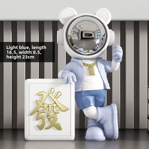 Ornamento in Resina Dipinto a Mano a Forma di Astronauta, Decorazione per Soggiorno, Direttamente dalla Fabbrica - Product Image 6