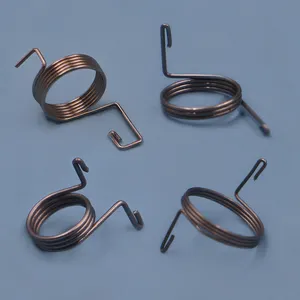 Ressort hélicoïdal de torsion personnalisé OEM Micro petit fil de torsion miniature en spirale en métal et en acier inoxydable formant des ressorts
