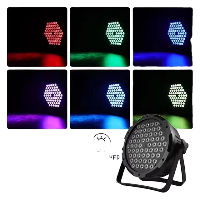 HOT Par Led Dj Equipment Par Can Light 60x1.5W LED RGB Full Color 4 in 1 Par Can Stage Light Party Bar KTV Effect Dj Lighting