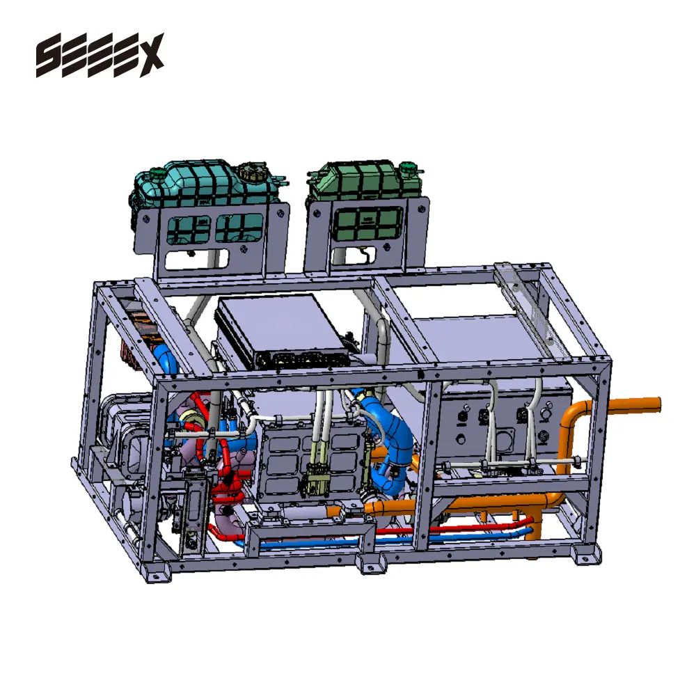Двигатель на водородных топливных элементах мощностью 40 кВт для транспортных средств и лодок моторная водородная система питания