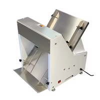 Trancheuse à pain de boulangerie commerciale réglable Machine à découper le pain électrique avec corps de peinture