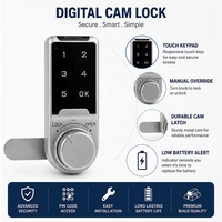 Cerradura Digital con Teclado Táctil y Código PIN para Gabinetes, Cajones y Armarios, Acceso Seguro, Venta al Por Mayor