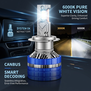 S21 Nuevas Luces LED para Auto de Alta Potencia de 200W y 50000LM, Bombillas LED para Faros Delanteros de Auto H1 H4 H11 9005 9006 9012 Canbus H7 - Product Image 3