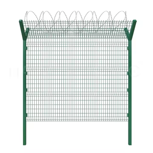 Panel <span class=keywords><strong>de</strong></span> Malla Metálica Curvada en 3D para Cercas <span class=keywords><strong>de</strong></span> Jardín y Agricultura, Tamaño 50x200mm - Product Image 3