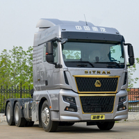 Camión Tractor Diésel Usado Silver Sinotruk SITRAK C7H 6x4 480HP Euro 5 para Logística de Larga Distancia