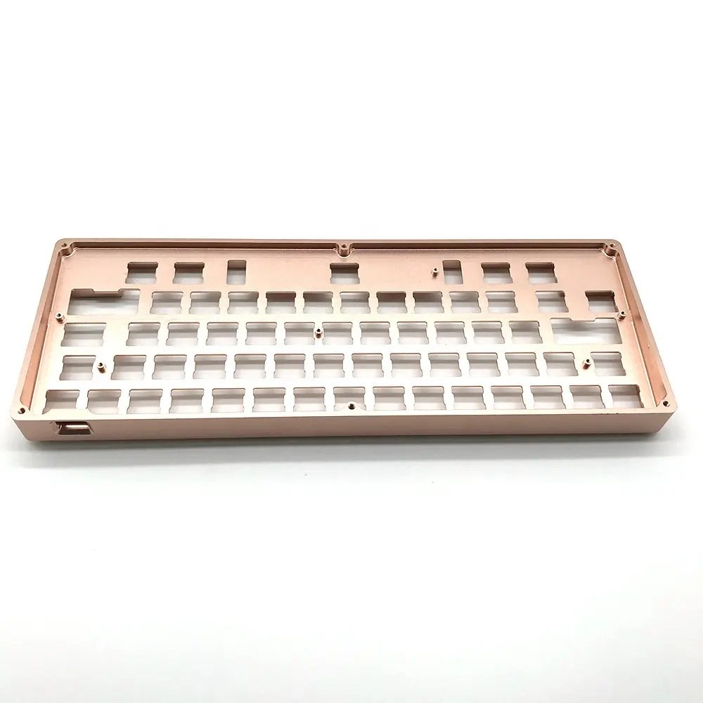 Cnc-Herstellung Aluminium Prototyp individuelles Fräsen Metall OEM-Bearbeitung Präzisionsfertigung Dienstleistungen mechanische Tastatur