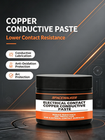 Pâte de contact conductrice en cuivre, graisse anti-arc, réduit la résistance de contact, résistante à l'humidité -40~+180 SPACEWALKER ECC53 Auto