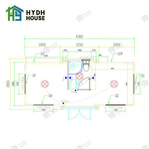 Gümrükleme 10ft Modern uyku bakla çelik Casas Prefabricadas açık 2 yatak odası kapsül evi ile genişletilebilir Bar konteyner ev - Product Image 6