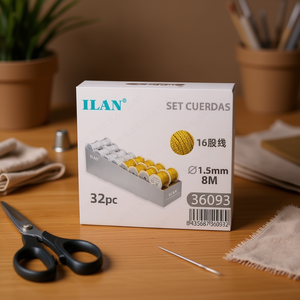 ด้ายเย็บผ้าอิลัน 16 เส้น 1.5 มม. 8 ม. ชุด 32 ชิ้น - Product Image 3