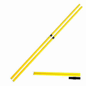 Postes de Agilidad Deportivos Combinados de Tres Secciones, Postes de Entrenamiento de <span class=keywords><strong>Fútbol</strong></span> Plegables para Ejercicios de <span class=keywords><strong>Fútbol</strong></span>, Poste de Slalom de Entrenamiento - Product Image 3