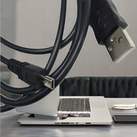 BEIXONN 1M UC-E6 Cable de datos USB de cobre para cámara digital con ferrita para D7200/D7100/D3200/D5200/D5100 V1
