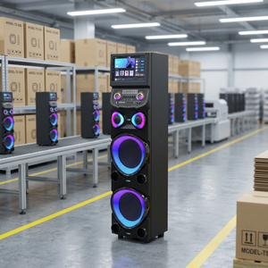 ลำโพงคาราโอเกะ EV1299 120W หน้าจอสัมผัส พร้อมไมโครโฟนในตัว WiFi 5.0 ใช้พลังงานแบตเตอรี่ ตัวเครื่องทำจากพลาสติก - Product Image 5