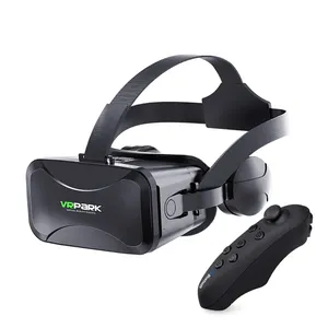眼镜J30虚拟游戏全景3D眼镜智能头盔移动Vr眼镜盒虚拟现实耳机