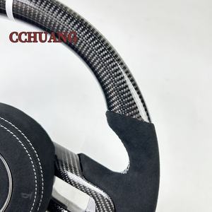 พวงมาลัยคาร์บอนไฟเบอร์แบบสปอร์ตที่ปรับแต่งได้สำหรับพวงมาลัยแบบมีระบบทำความร้อนของรถฟอร์ด มัสแตง จีที - Product Image 5