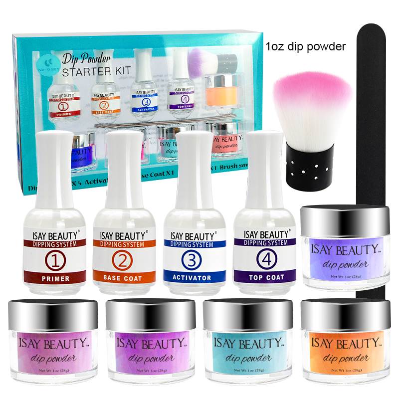 Заказной брендовый порошка погружения ногтей набор для акриловых ногтей, порошковый набор dip косметическая пудра