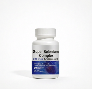 Capsules Super Complexe de Sélénium, Sélénium Méthionine, Vitamine E, Antioxydant, Énergie, Santé du Cerveau, Complément Alimentaire Naturel pour Adultes - Product Image 1
