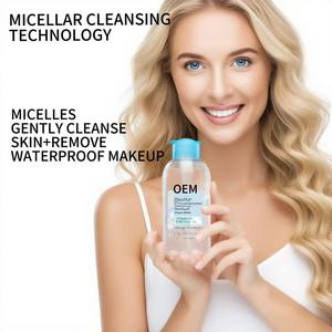 <span class=keywords><strong>Agua</strong></span> <span class=keywords><strong>micelar</strong></span> vegana personalizada <span class=keywords><strong>para</strong></span> desmaquillar Piel sensible suave natural infundida con minerales y cabezal de bomba - Product Image 4