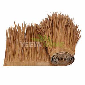 फायरप्रूफ प्लास्टिक ताड़ की छत के लिए कृत्रिम ताड़ की छत वाली छत के लिए सामग्री - Product Image 2