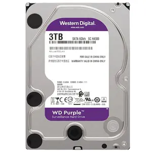 Disco Rigido interno 3T Festplatte HDD Security DVR Disco Rigido WD30PURX Disco duro viola 3TB Disco Rigido all'ingrosso