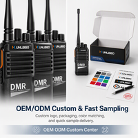 Radio DMR portable XUNLIBAO numérique et analogique double mode OEM ODM avec logo personnalisé D810 pour la construction, la sécurité et les entreprises