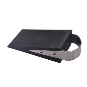 Bouchon de <span class=keywords><strong>porte</strong></span> en caoutchouc robuste Bloc de <span class=keywords><strong>porte</strong></span> en forme de coin antidérapant et poignée en acier inoxydable sans endommager le sol et la <span class=keywords><strong>porte</strong></span> - Product Image 3